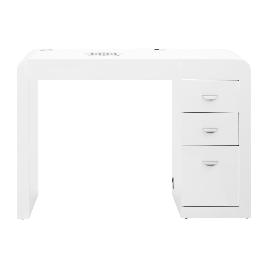Table de Manucure 312 Blanc avec Aspiration 3