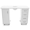 Table Manucure 2027 Blanc avec Aspirateur