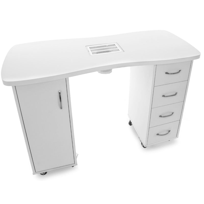 Table de manucure 2027 Blanc avec aspiration 4