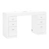 Table Manucure 314 Blanc avec Aspirateur