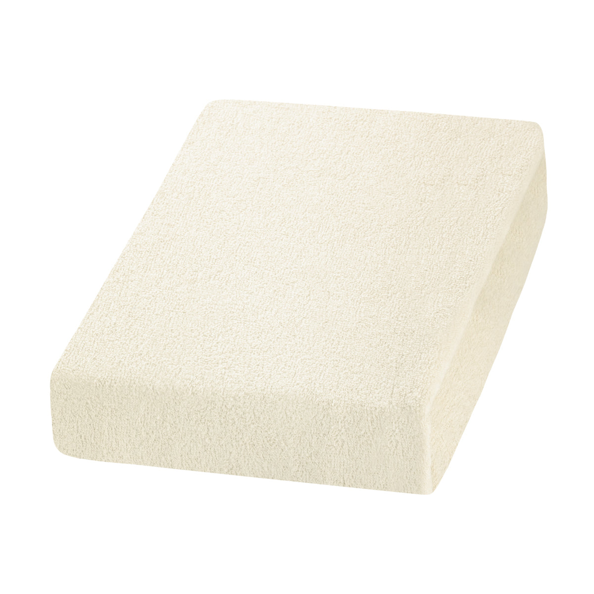 Housse pour Fauteuil Esthétique et Table de Massage Terry 190 x 60 cm Crème