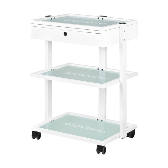 Chariot de Service Cosmétique Giovanni 1040A Blanc