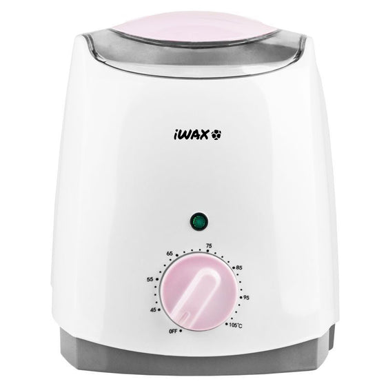 Chauffe cire Pot iWax 800ml 200W Blanc-Rose