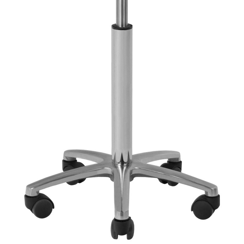 Tabouret de Selle à Roulettes Réglable 001B Haut Noir - image 3