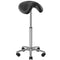 Tabouret de Selle à Roulettes Réglable 001B Haut Noir