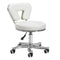 Tabouret à Roulettes Réglable 9266 Blanc
