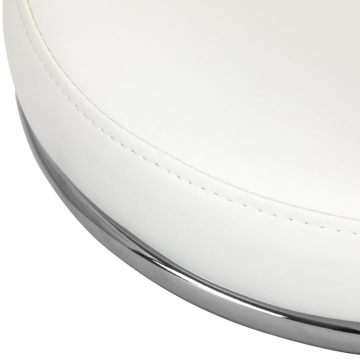 Tabouret à Roulettes Réglable 9266 Blanc - image 5