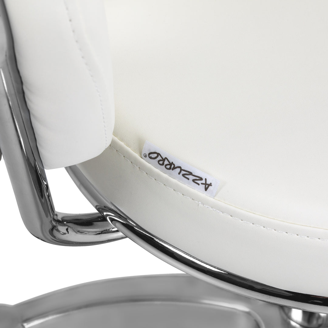 Tabouret à Roulettes Réglable 9266 Blanc - image 7