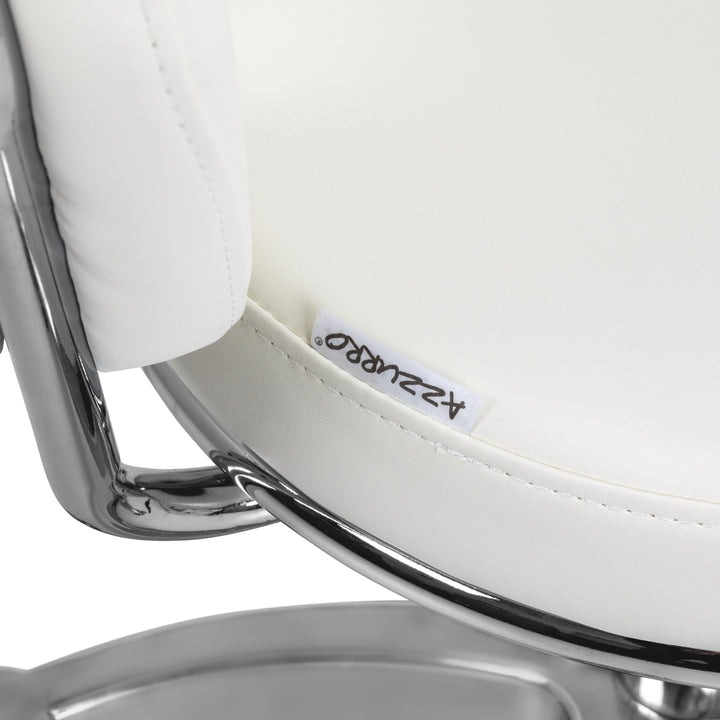 Tabouret à Roulettes Réglable 9266 Blanc - image 7