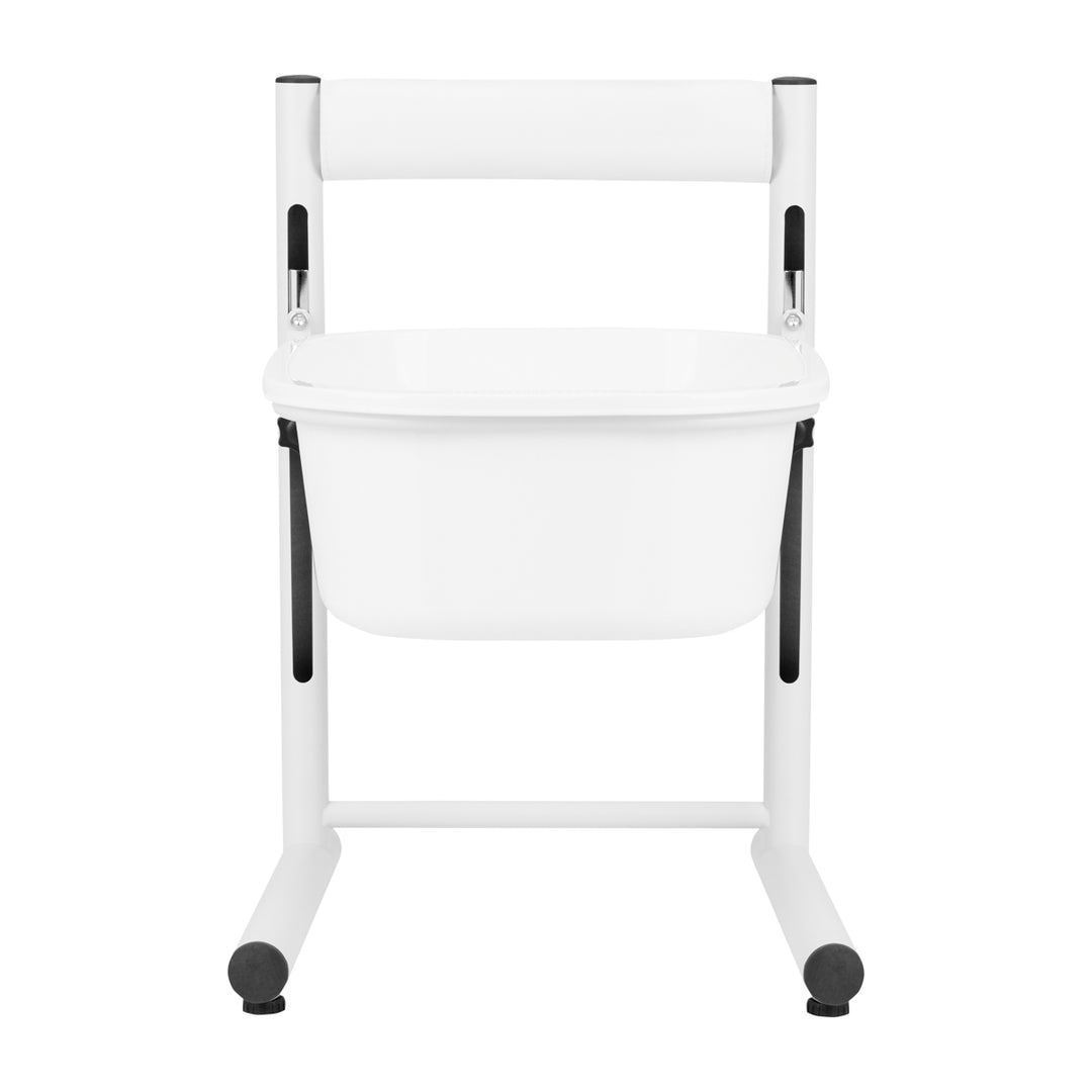 Bain de Pieds Pédicure Réglable en Hauteur Blanc - image 5