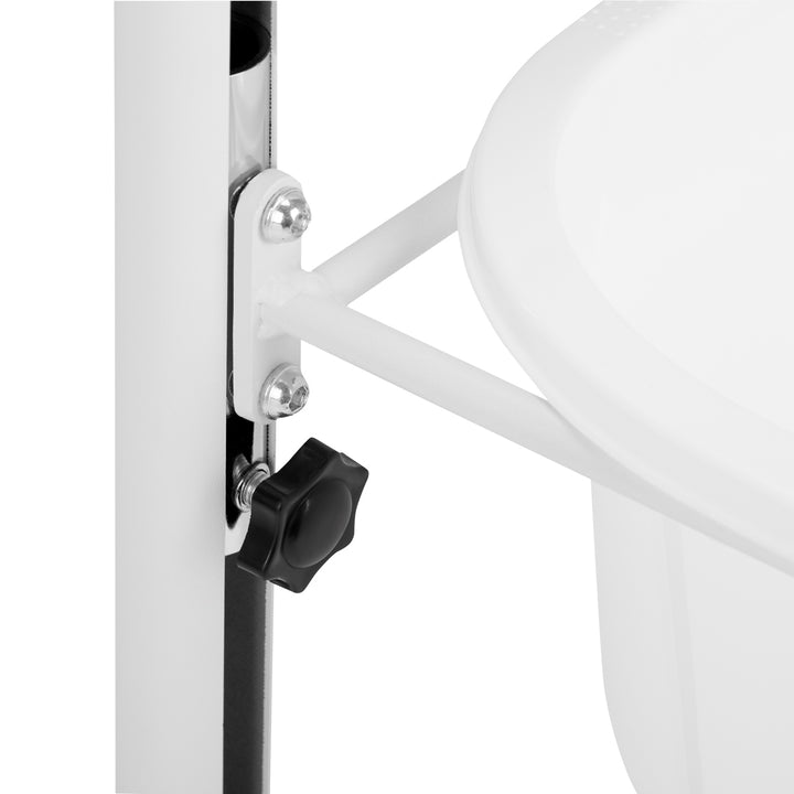 Bain de Pieds Pédicure Réglable en Hauteur Blanc - image 6