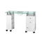 Table Manucure 013B Blanc avec Aspirateur