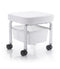 Tabouret à Roulettes Réglable avec Conteneur