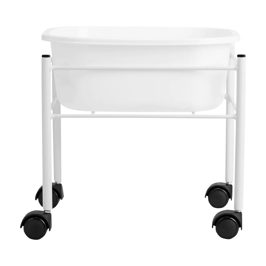 Bain de Pieds Pédicure à Roulettes Blanc - image 3
