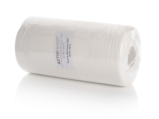 Draps d'examen sur Rouleau Polyester Blanc 50 m x 30 cm