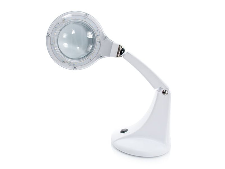 Lampe loupe Elegante Mini 30 SMD LED 5D de Table Blanc 1