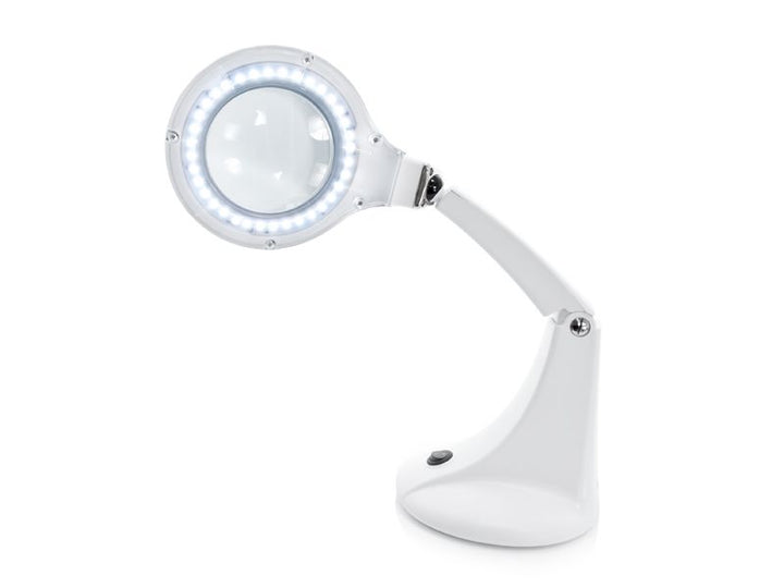 Lampe loupe Elegante Mini 30 SMD LED 5D de Table Blanc 3