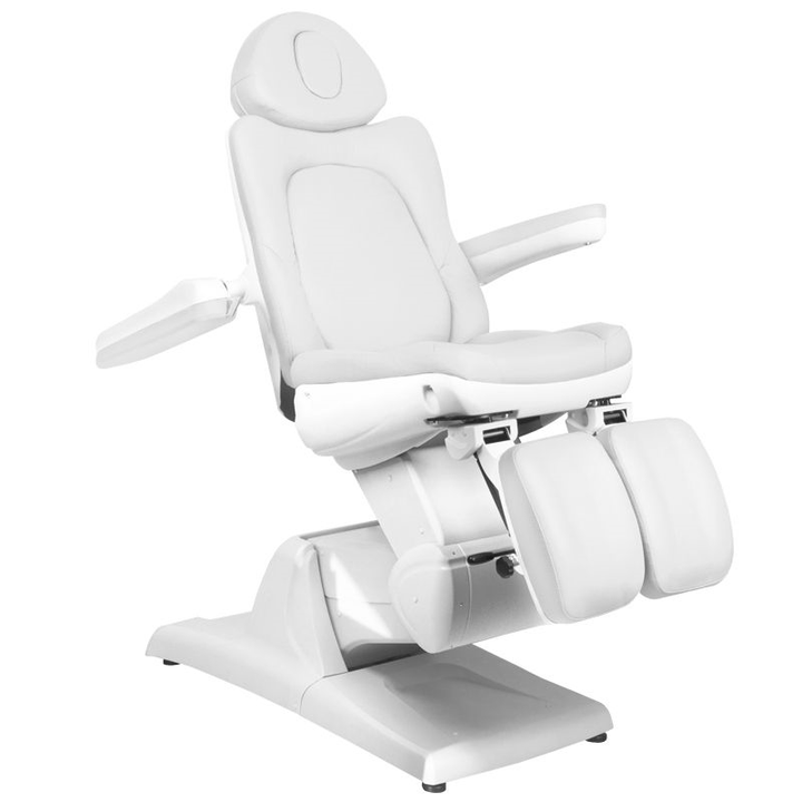 Fauteuil Esthétique Électrique Azzurro 870S Pedi 3 Moteurs Blanc - image 2