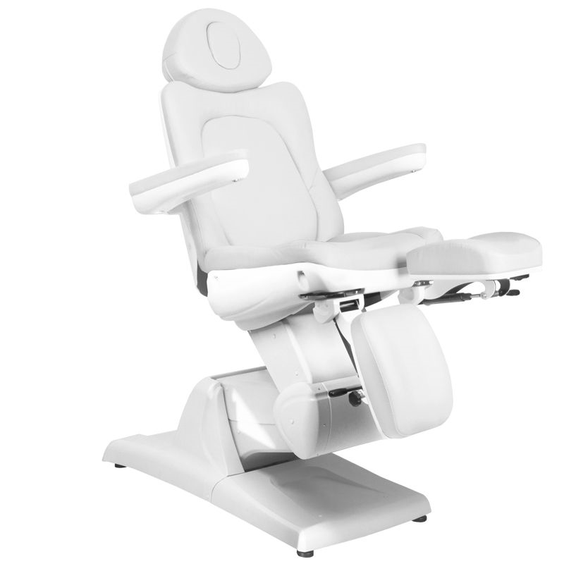 Fauteuil Esthétique Électrique Azzurro 870S Pedi 3 Moteurs Blanc - image 4