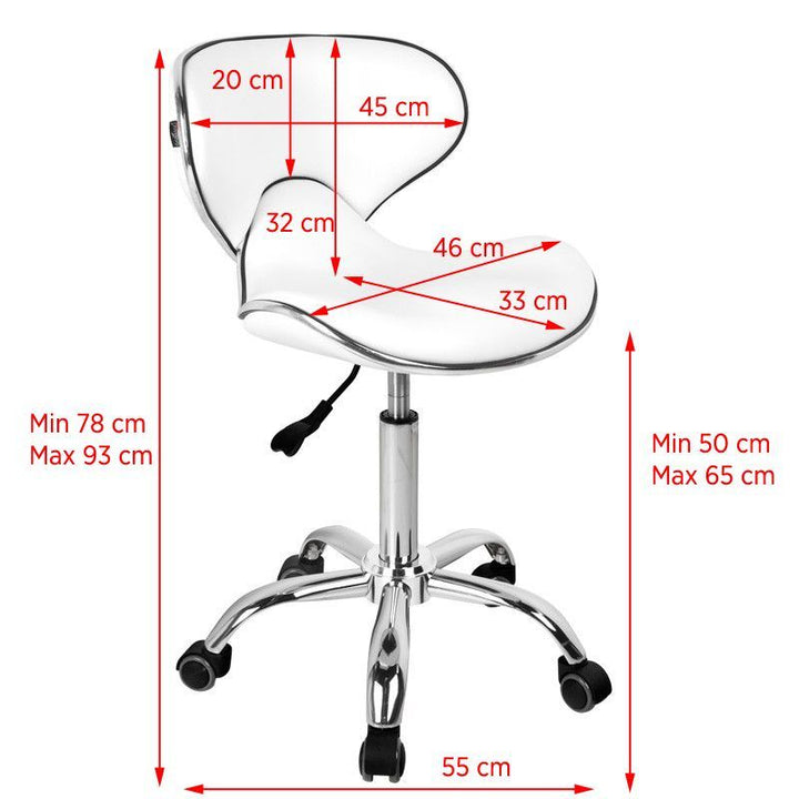 Tabouret Gabbiano Q-4599 Blanc 5