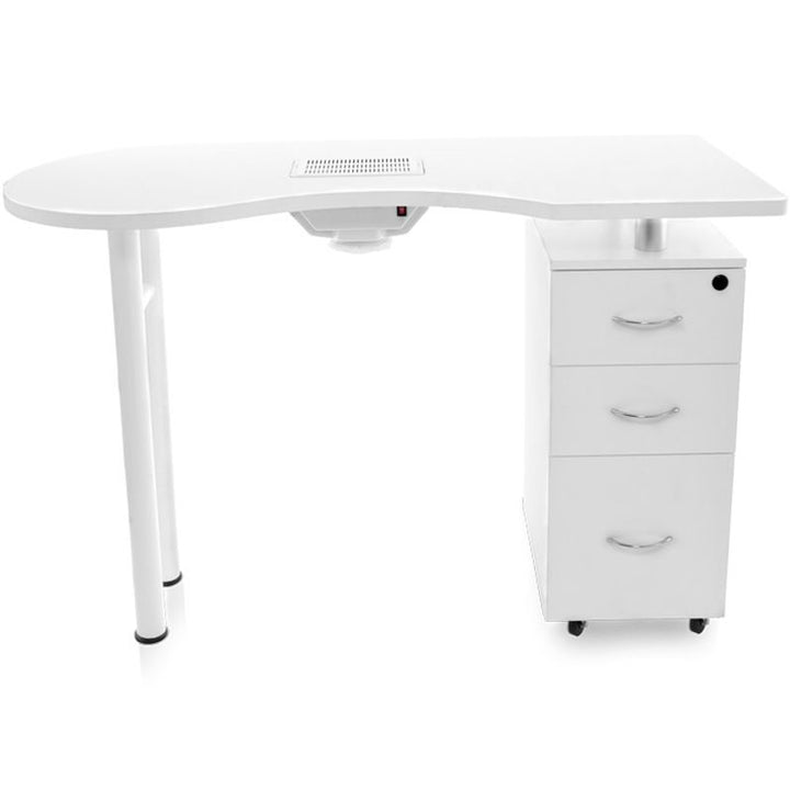 Table de manucure 2042 Blanc avec aspiration 1