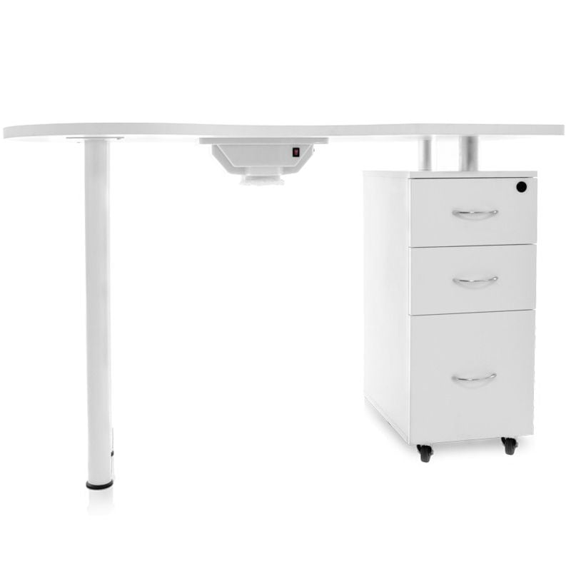 Table de manucure 2042 Blanc avec aspiration 2