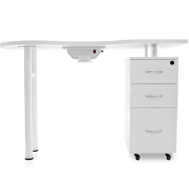 Table de manucure 2042 Blanc avec aspiration 3