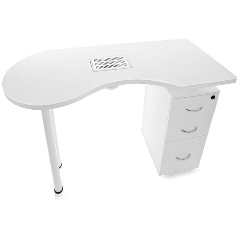 Table de manucure 2042 Blanc avec aspiration 5