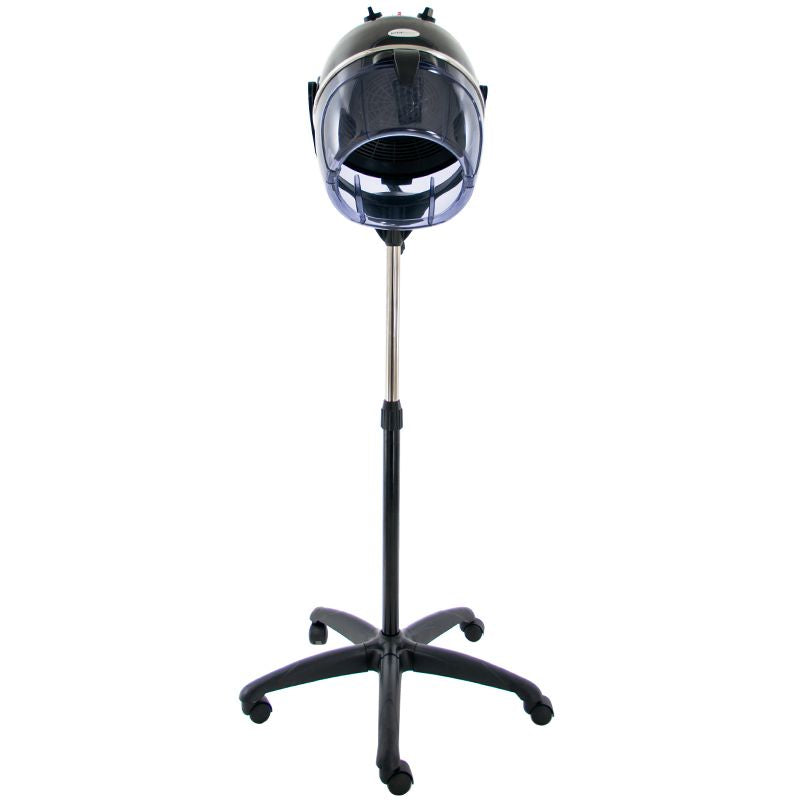Casque Sèche-Cheveux sur Pied Gabbiano LI-202S Double Vitesse Noir