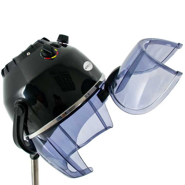 Casque Sèche-Cheveux sur Pied Gabbiano LI-202S Double Vitesse Noir