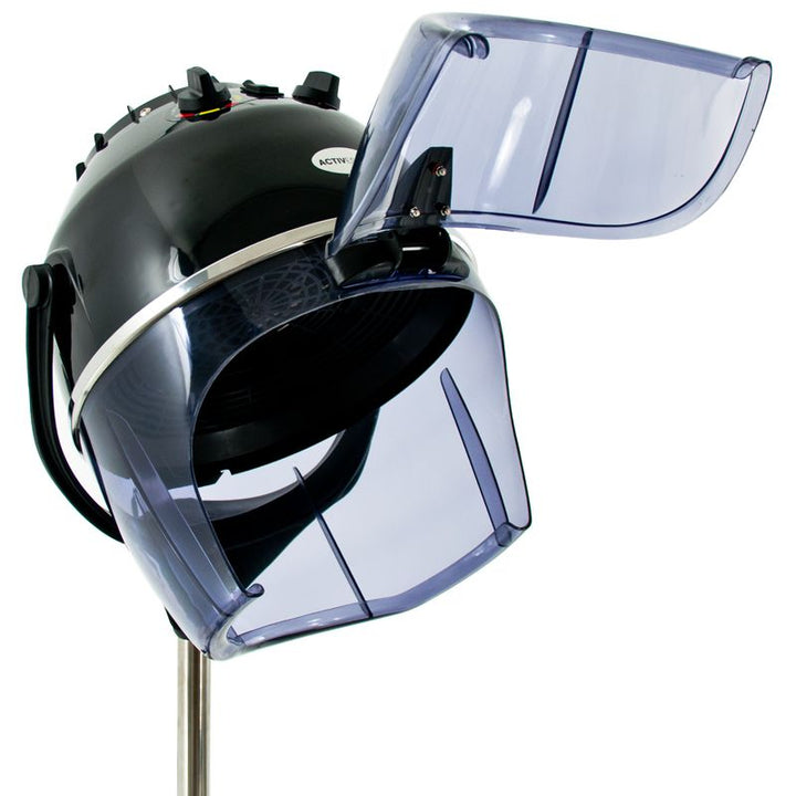 Casque Sèche-Cheveux sur Pied Gabbiano LI-202S Double Vitesse Noir