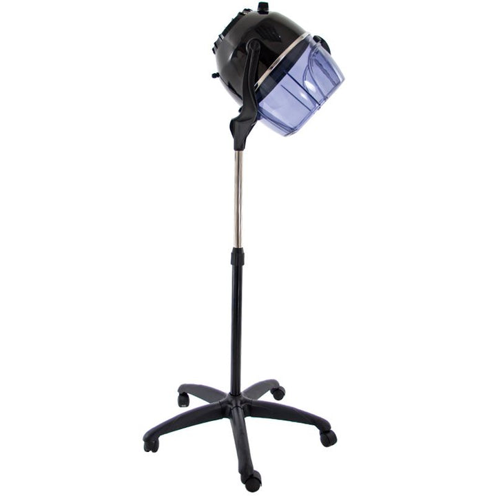 Casque Sèche-Cheveux sur Pied Gabbiano LI-202S Double Vitesse Noir