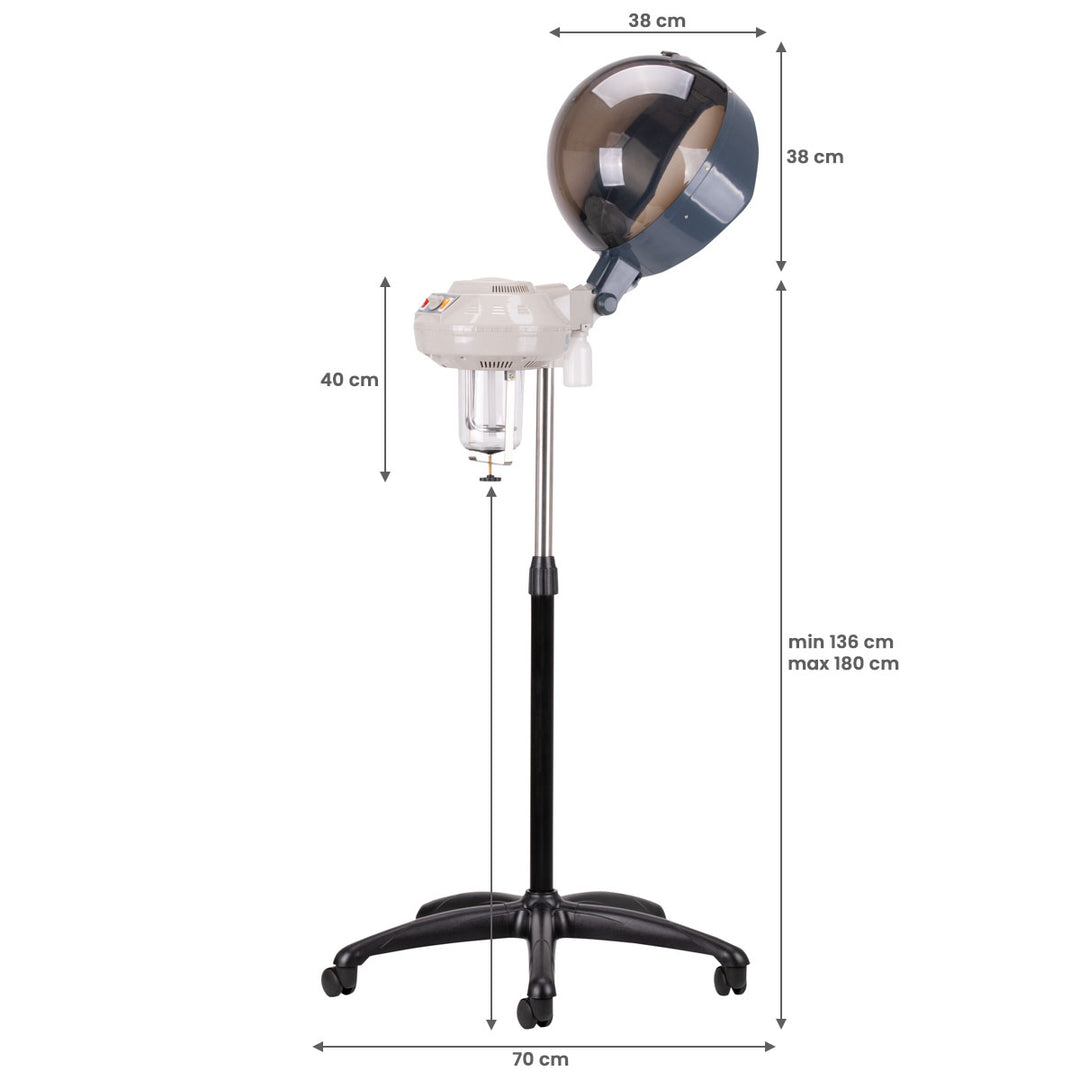 Casque Vapeur sur Pied Gabbiano 828-FD