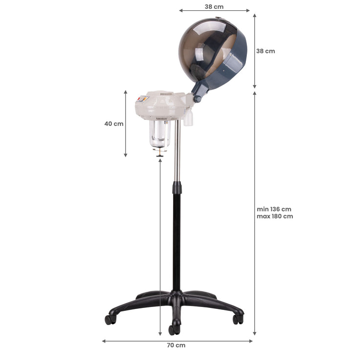 Casque Vapeur sur Pied Gabbiano 828-FD