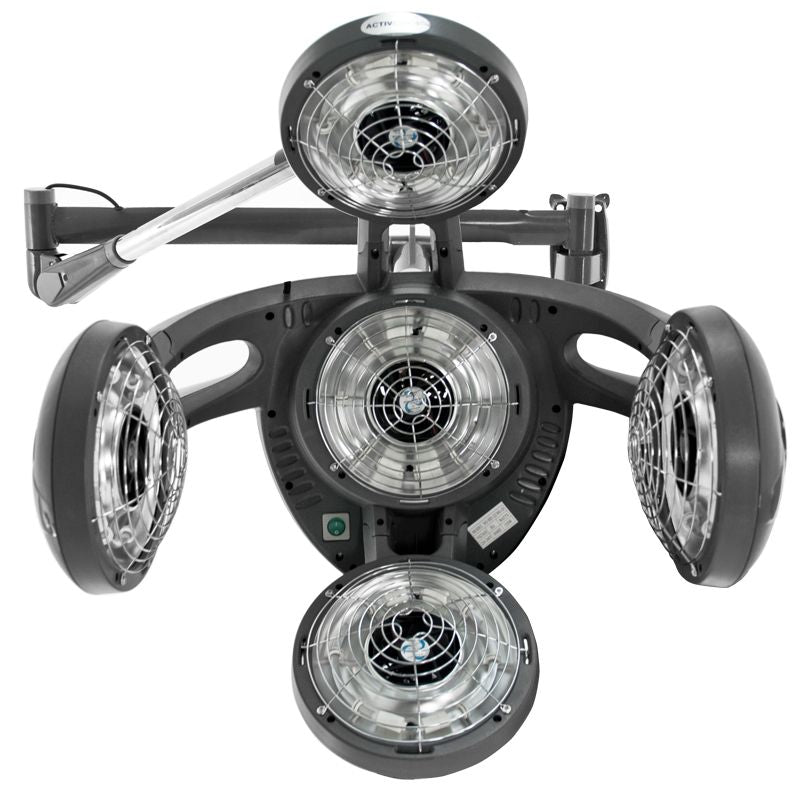 Gabbiano Casque de Séchage Infrazon avec Support Mural GD-505W Gris