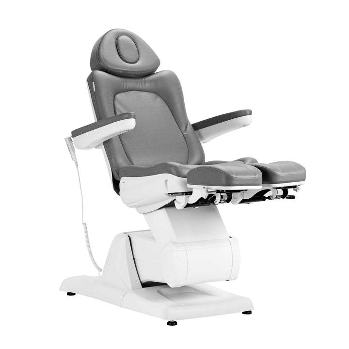 Fauteuil Esthétique Électrique Azzurro 870S Pedi 3 Moteurs Gris - image 4