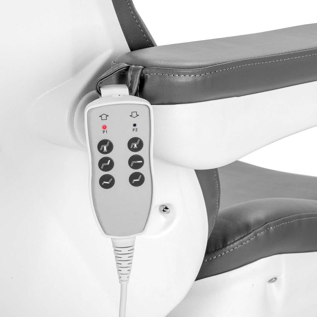 Fauteuil Esthétique Électrique Azzurro 870S Pedi 3 Moteurs Gris - image 9