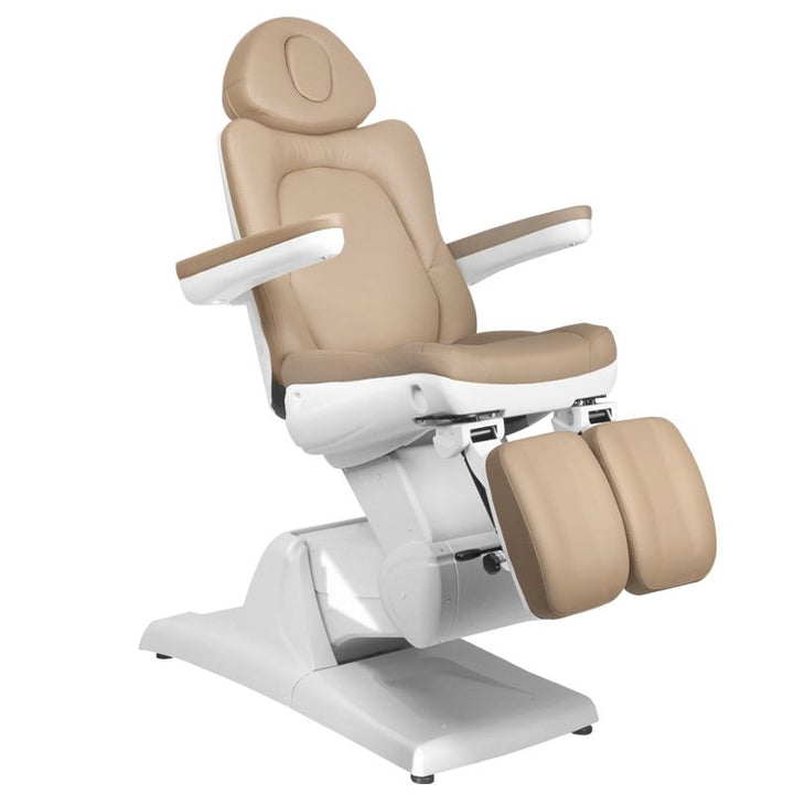 Fauteuil Esthétique Électrique Azzurro 870S Pedi 3 Moteurs Cappuccino