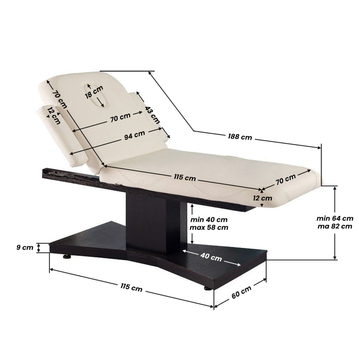 Table de massage Électrique Azzurro 805 1 Wenge 5