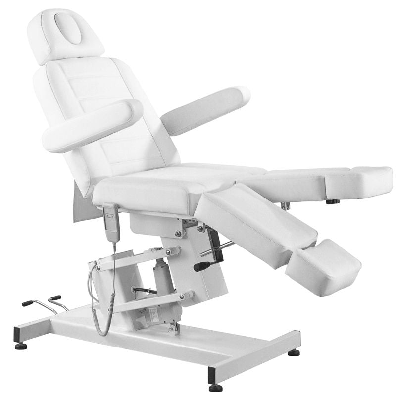 Fauteuil Esthétique Électrique Azzurro 706 Pedi 1 Moteur Blanc