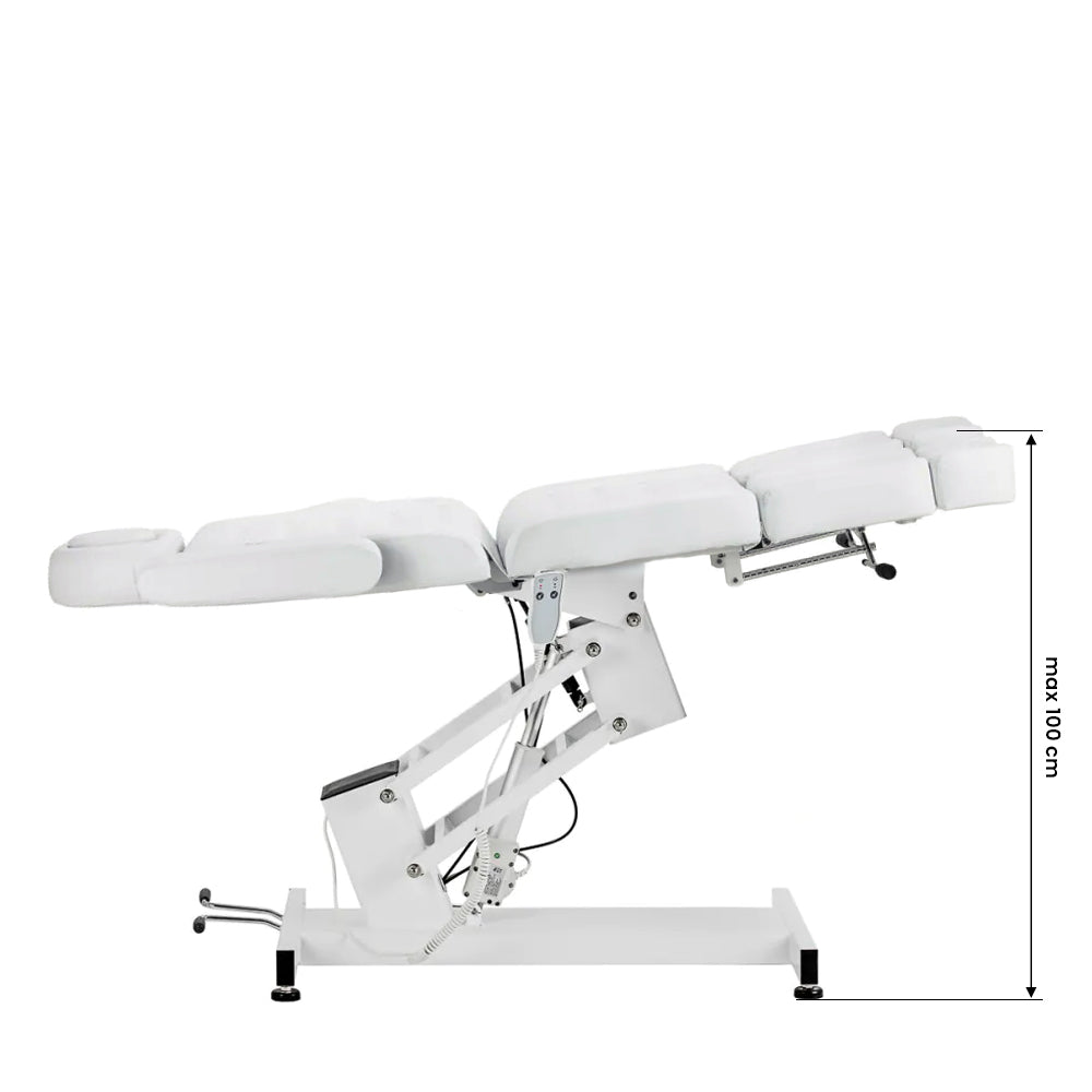 Fauteuil Esthétique Électrique Azzurro 706 Pedi 1 Moteur Blanc - image 13