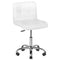 Chaise Cosmétique à Roulettes Réglable A-5299 Blanc