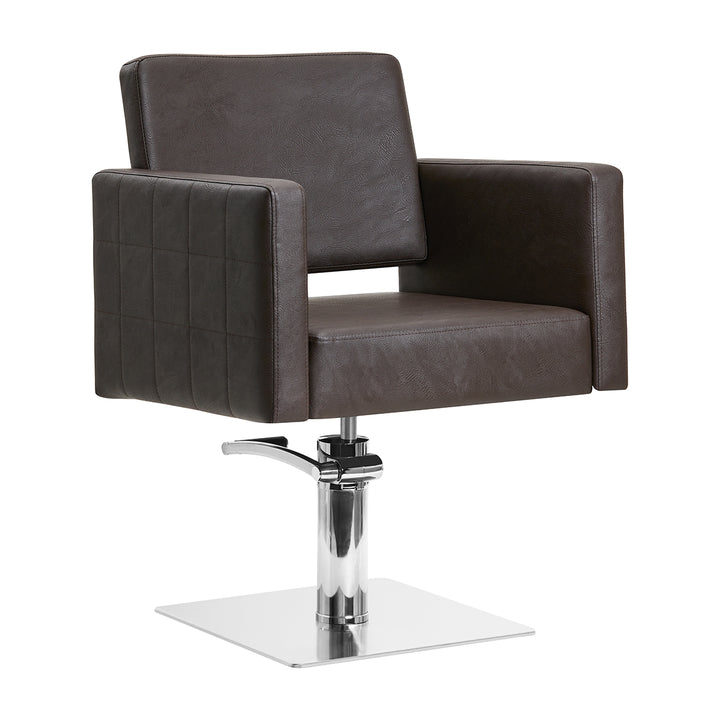 Fauteuil de Coiffeur Gabbiano Ankara Marron