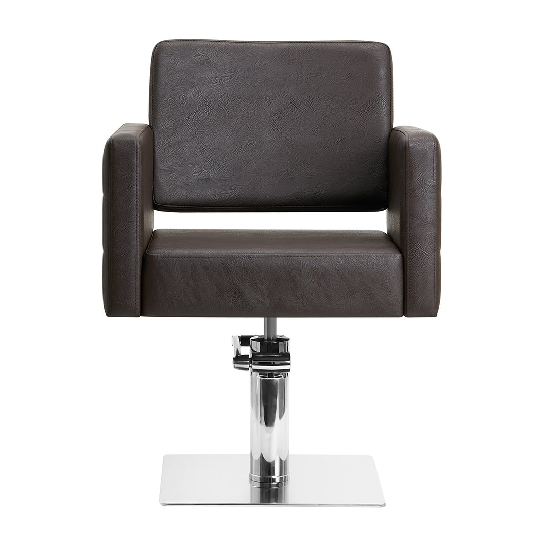 Fauteuil de Coiffeur Gabbiano Ankara Marron