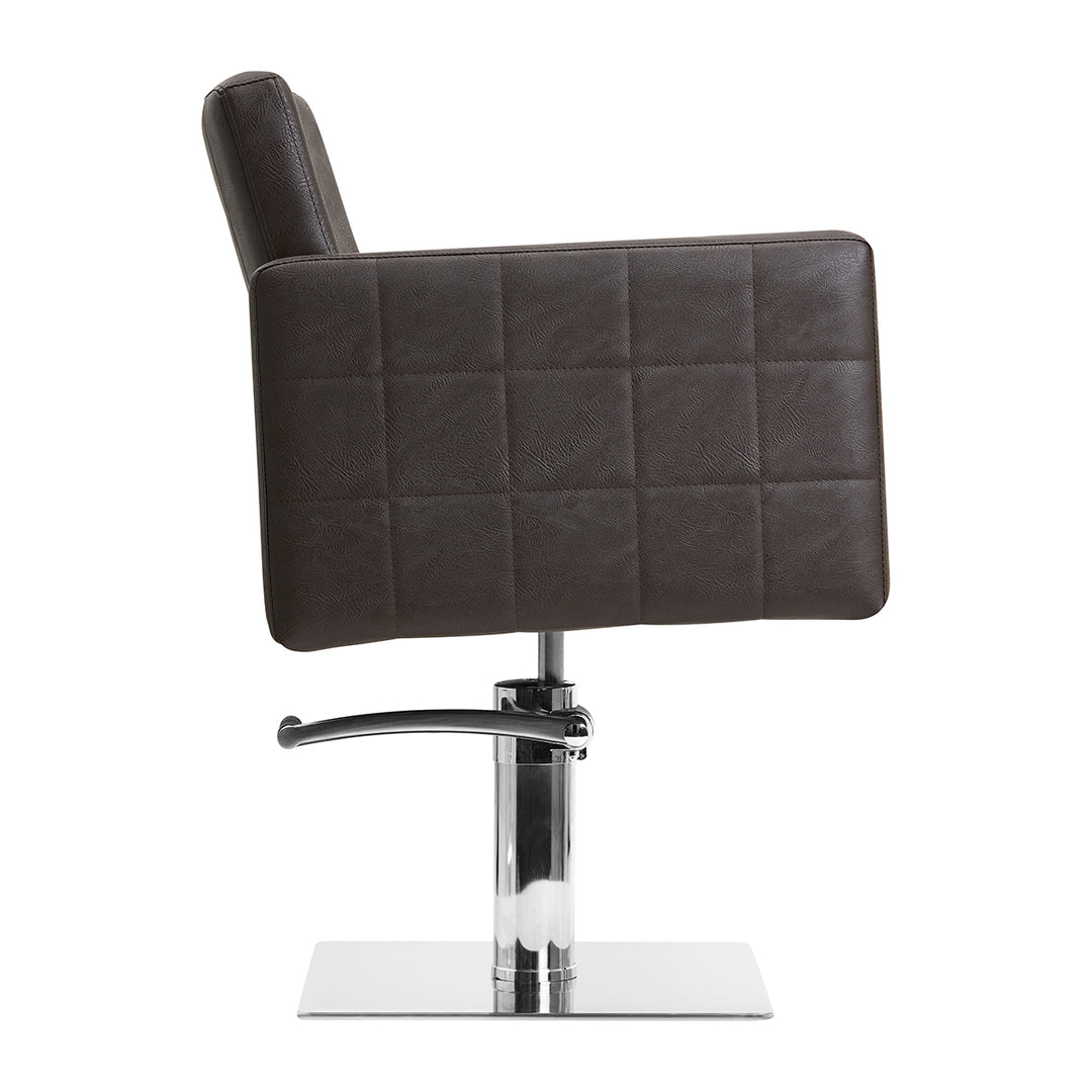 Fauteuil de Coiffeur Gabbiano Ankara Marron