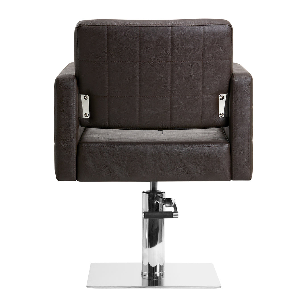 Fauteuil de Coiffeur Gabbiano Ankara Marron