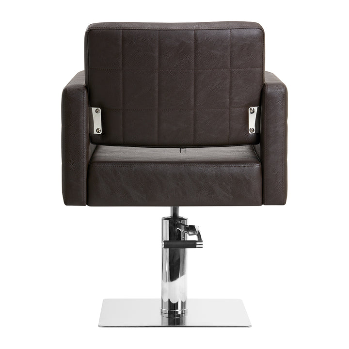 Fauteuil de Coiffeur Gabbiano Ankara Marron