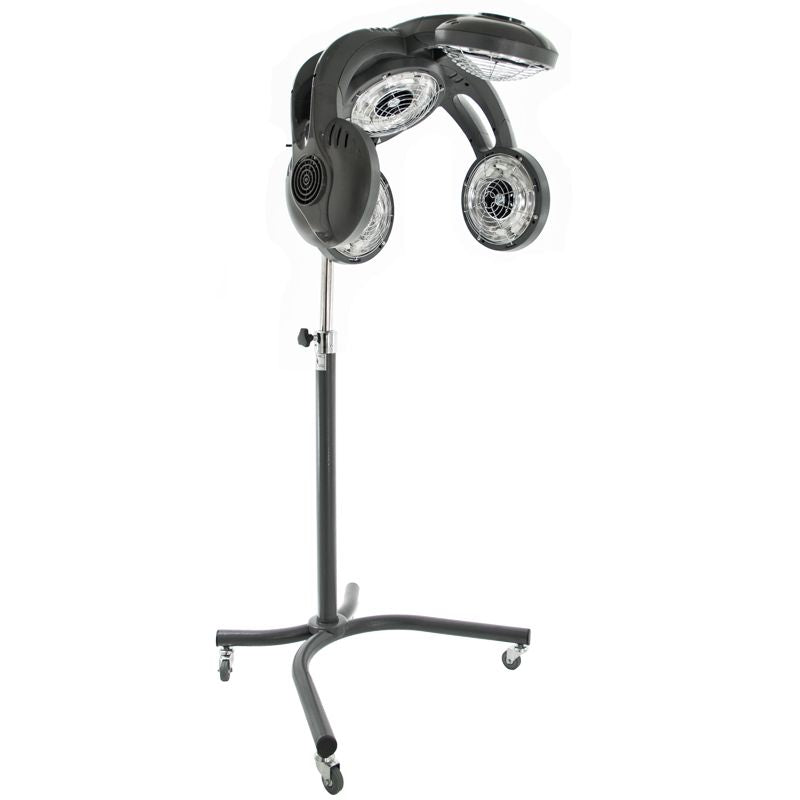 Casque Sèche-Cheveux sur Pied Gabbiano Infrazon GL-505S Gris