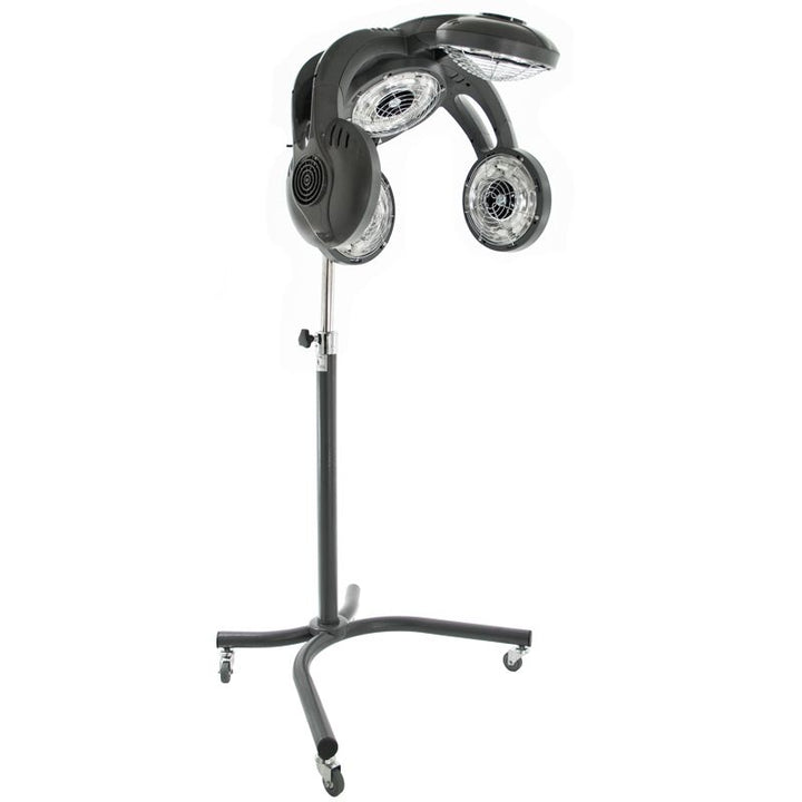 Casque Sèche-Cheveux sur Pied Gabbiano Infrazon GL-505S Gris