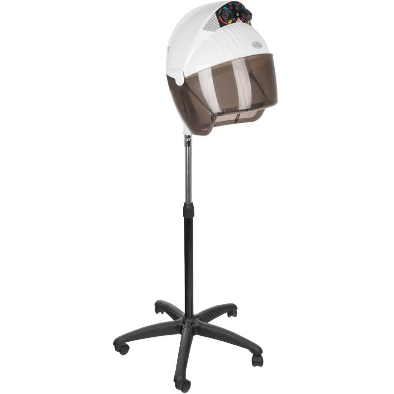 Casque Sèche-Cheveux sur Pied Gabbiano Centurion LVI-203S Triple Vitesse Ionic Blanc